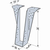 Simpson Strong-Tie HB3.56/11.88 (3-1/2" x 11-7/8") Top Flange I-Joist Hanger - G90 Galvanized - 3