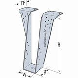 Simpson Strong-Tie HB3.56/14 (3-1/2" x 14") Top Flange I-Joist Hanger - G90 Galvanized - 3