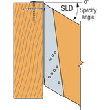 Simpson Strong-Tie HB5.50/11.88 (5-1/4" x 11-7/8") 10Ga Heavy Top Flange Beam Hanger - G90 Galvanized - 5