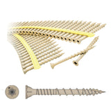 Simpson Strong-Tie HCKDSVT2S Deck-Drive (#10 x 2") T25 DSV Wood Collated Screw, Tan (750 Pack) - 2