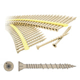 Simpson Strong-Tie HCKDSVT2S Deck-Drive (#10 x 2") T25 DSV Wood Collated Screw, Tan (750 Pack) - 2