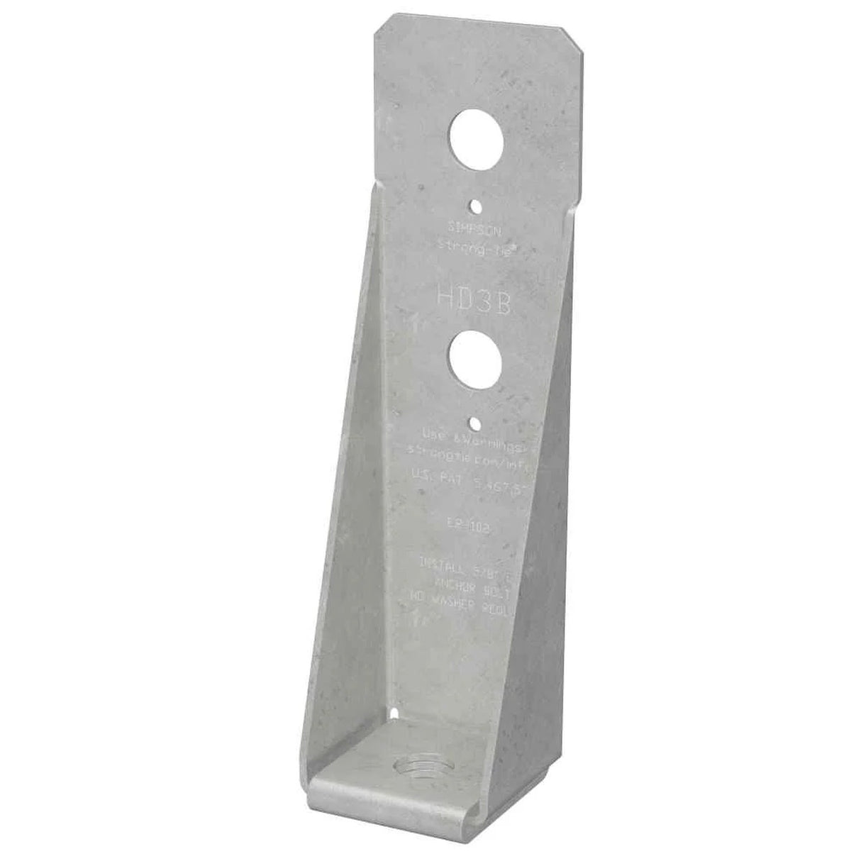 Simpson Strong-Tie HD3BHDG (8-5/8 in.) Bolted Holdown Hot-Dip Galvanized