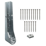 Simpson Strong-Tie HDUE9-SDS3.5 (17-3/8") 12Ga Predeflected Holdown with SDS Screws - G90 Galvanized - 2