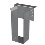 Simpson Strong-Tie HGLTV416-2 (3-1/2" x 12") Heavy Duty Top Flange I-Joist Hanger for Engineered Wood, Gray Paint