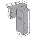 Simpson Strong-Tie HGLTV5.59 Heavy Duty Top Flange I-Joist Hanger for Engineered Wood Connections - 2