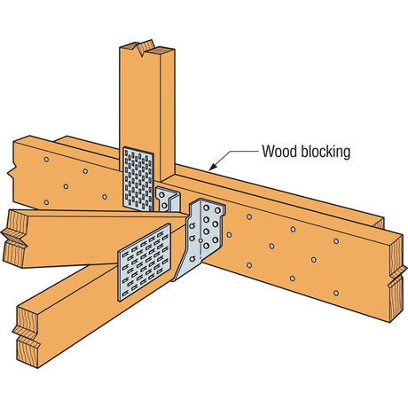 Simpson Strong-Tie HGUS7.25/14 (7" x 14") 12Ga Heavy Girder Hanger with Double-Shear Nailing - G90 Galvanized - 2