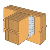 Simpson Strong-Tie HHUS7.25/10 (7 in. x 9-1/2 in.) Face-Mount Joist Hanger for Engineered Wood - 2