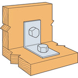 Simpson Strong-Tie HL33-R (3-1/4" x 2-1/2") Heavy Angle for Wood Construction - 3