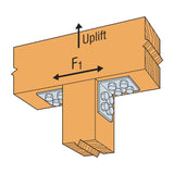 Simpson Strong-Tie HL55 (5-3/4" x 5") 7 Gauge Heavy L-Shaped Angle, G90 Zinc Galvanized - 3
