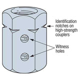 Simpson Strong-Tie HSCNW1 (1") High-Strength Coupler Nut with Witness Hole - 2