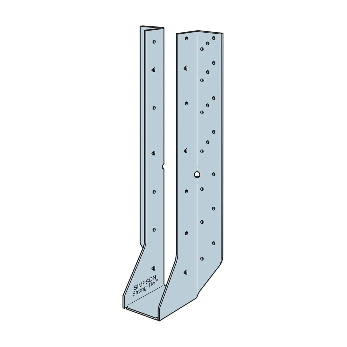 Simpson HU1.81/5 Strong-Tie Galvanized Face-Mount Joist Hanger for Engineered Wood - 2