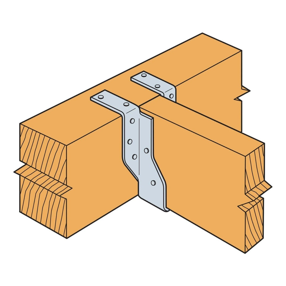 Simpson HU210TF Strong-Tie Galvanized Top-Flange Joist Hanger for 2x10 - 2