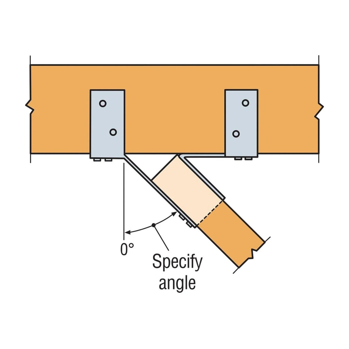 Simpson HU212TF Strong-Tie Galvanized Top-Flange Joist Hanger for 2x12 - 4