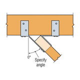 Simpson HU212TF Strong-Tie Galvanized Top-Flange Joist Hanger for 2x12 - 4