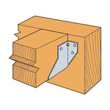 Simpson HU44 Strong-Tie Heavy-Duty Face-Mount Joist Hanger for 4x4 Nominal Lumber - 2