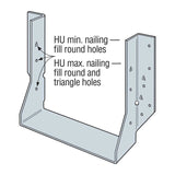Simpson HU68 Strong-Tie Heavy-Duty Face-Mount Joist Hanger for 6x8 - 2