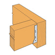 Simpson Strong-Tie HUC28-2Z (Double 2" x 8") Face-Mount Concealed-Flange Joist Hanger - 3