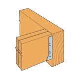 Simpson Strong-Tie HUC28-2 (Double 2" x 8") Galvanized Face-Mount Concealed-Flange Joist Hanger - 2