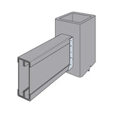 Simpson Strong-Tie HUC416 (4" x 16") Galvanized Face-Mount Concealed-Flange Joist Hanger - 6