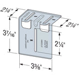 Simpson HWDC3.37-KT25 Strong-Tie Head-of-Wall Drift-Clip Connector 3-3/8" (25 Pack) for Lateral and Vertical Deflection - 2