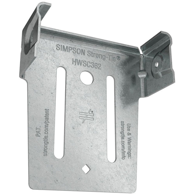 Simpson Strong-Tie HWSC362-KT (3-7/16") Head-of-Wall Slide-Clip Connector with Screws (50 Pack)