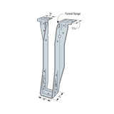 Simpson ITS2.37/11.88 Strong-Tie Galvanized Top-Flange Joist Hanger for Engineered Wood - 3
