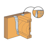 Simpson Strong-Tie ITS2.56/11.88 (2-1/2" x 11-7/8") Top Flange I-Joist Hanger - G90 Galvanized - 4