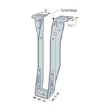 Simpson Strong-Tie ITS3.56/16 (3-1/2" x 16") Top Flange I-Joist Hanger - G90 Galvanized - 2