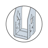 Simpson Strong-Tie IUS3.56/11.88 (3-1/2" x 11-7/8") Galvanized Face-Mount Joist Hanger for Engineered Wood - 2