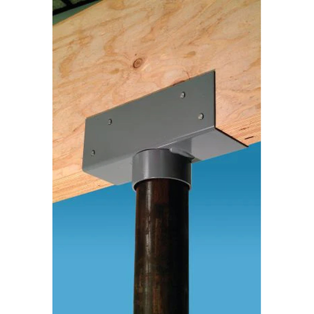 Simpson Strong-Tie LCC4.5-4 (4-5/8 in.) Column Cap for 4" Outside Diameter Lally Column - 2