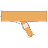 Simpson Strong-Tie LSSR2.37Z (2-5/16") 18Ga Light Slopeable/Skewable Rafter Hanger - ZMAX Finish - 4