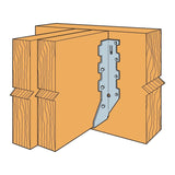 Simpson Strong-Tie LUS210-2Z (Double 2" x 10") ZMAX Galvanized Face-Mount Joist Hanger - 3