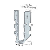 Simpson LUS28Z Strong-Tie Face-Mount Joist Hanger for 2x8 - 2