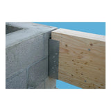 Simpson MBHU5.50/11.25KT Strong-Tie Galvanized Masonry Beam Hanger with Screws/Anchors for 5-1/2" x 11-1/4" Beams - 3