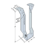 Simpson Strong-Tie MIT39.5-2 (2-1/2" x 9-1/2") Top Flange I-Joist Hanger - G90 Galvanized - 2