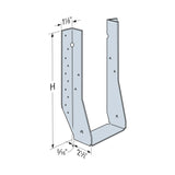 Simpson Strong-Tie MIU4.12/14 (4 in. x 14 in.) Face Mount I-Joist Hanger - G90 Galvanized - 2