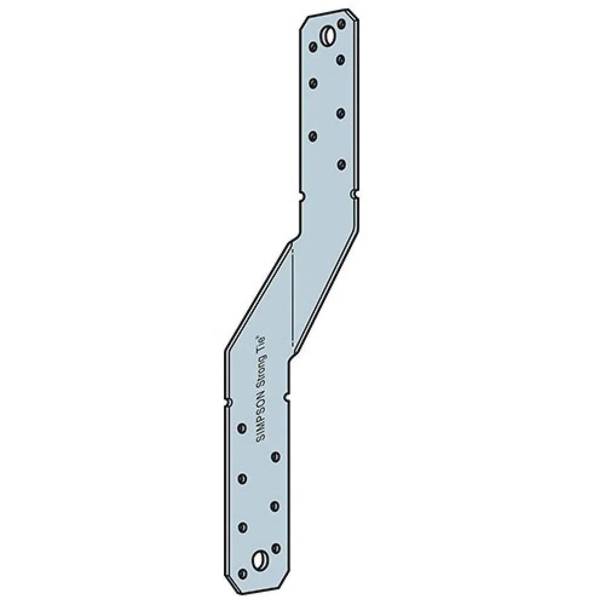 Simpson Strong-Tie MTS12 (12 in.) Medium Twist Strap - G90 Galvanized - 2