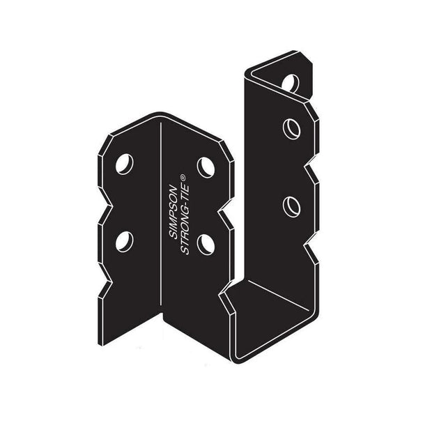 Simpson Strong-Tie OU68 (6" x 8") Ornamental Joist Hanger Black Powder Coated for Decorative Wood Connections