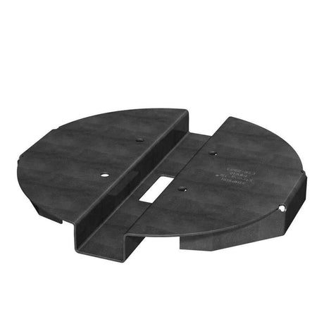 Simpson Strong-Tie PBV10PC (10") Hidden Standoff Post Base for Viga Post - Black Powder-Coated