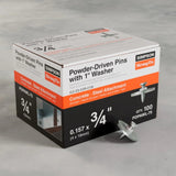 Simpson Strong-Tie PDPAWL-75 (3/4") Powder-Actuated Pin with Washer Mechanically Galvanized Steel (100 Pack) - 2