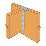 Simpson Strong-Tie PF24B (2x4) 20Ga Post-Frame Bent Top-Flange Hanger, G90 Galvanized - 2