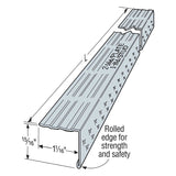 Simpson Strong-Tie RCWB12 (11' 4" 20-Gauge) Galvanized Steel Wall Bracing (25 Pack) - 2