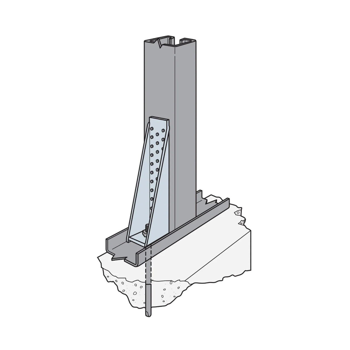 Simpson S/HD15S Strong-Tie Light Gauge Steel Holdown for Cold-Formed Steel Framing - 3
