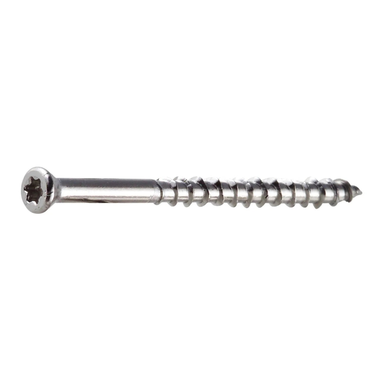 Simpson Strong-Tie S07125WP1 Deck-Drive (#7 x 1-1/4") T-15 DWP Wood SS Screw, Trim Head, Type 305 (1 lb.)