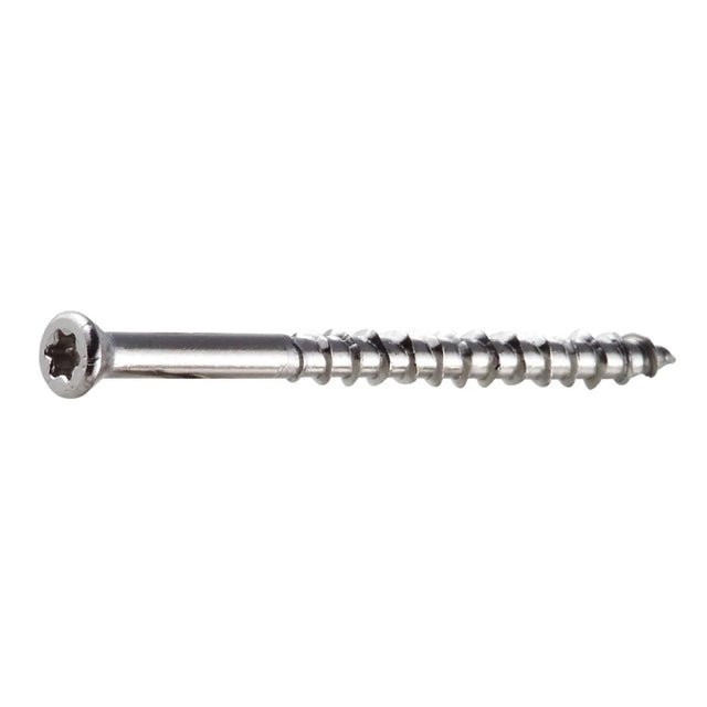 Simpson Strong-Tie S07125WP1 Deck-Drive (#7 x 1-1/4") T-15 DWP Wood SS Screw, Trim Head, Type 305 (1 lb.)