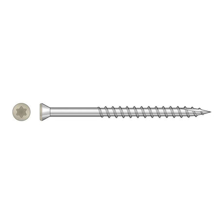 Simpson Strong-Tie S07225FTPTN Strong-Drive (#7 x 2-1/4") Trim-Head Screw T15 Type 305 Tan (350 Pack)