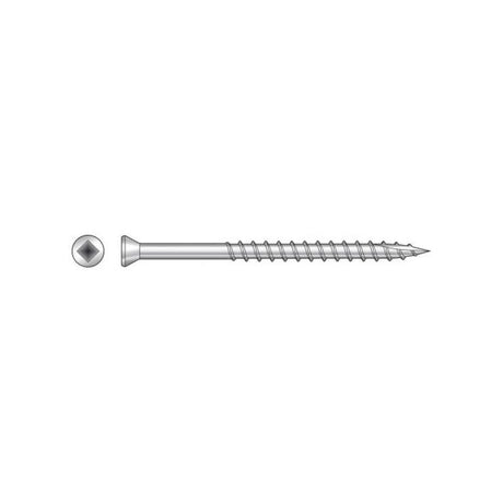 Simpson Strong-Tie S08162DBB Strong-Drive (#8 x 1-5/8") Bugle-Head Wood Screw, Square Drive, Type 305 (4000 Pack)