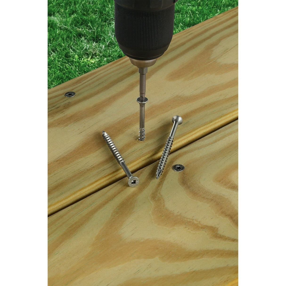 Simpson Strong-Tie S08162DBM (#8 x 1-5/8") Bugle-Head Wood Screw, Square Drive Type 305 Stainless Steel (1000 Pack) - 2