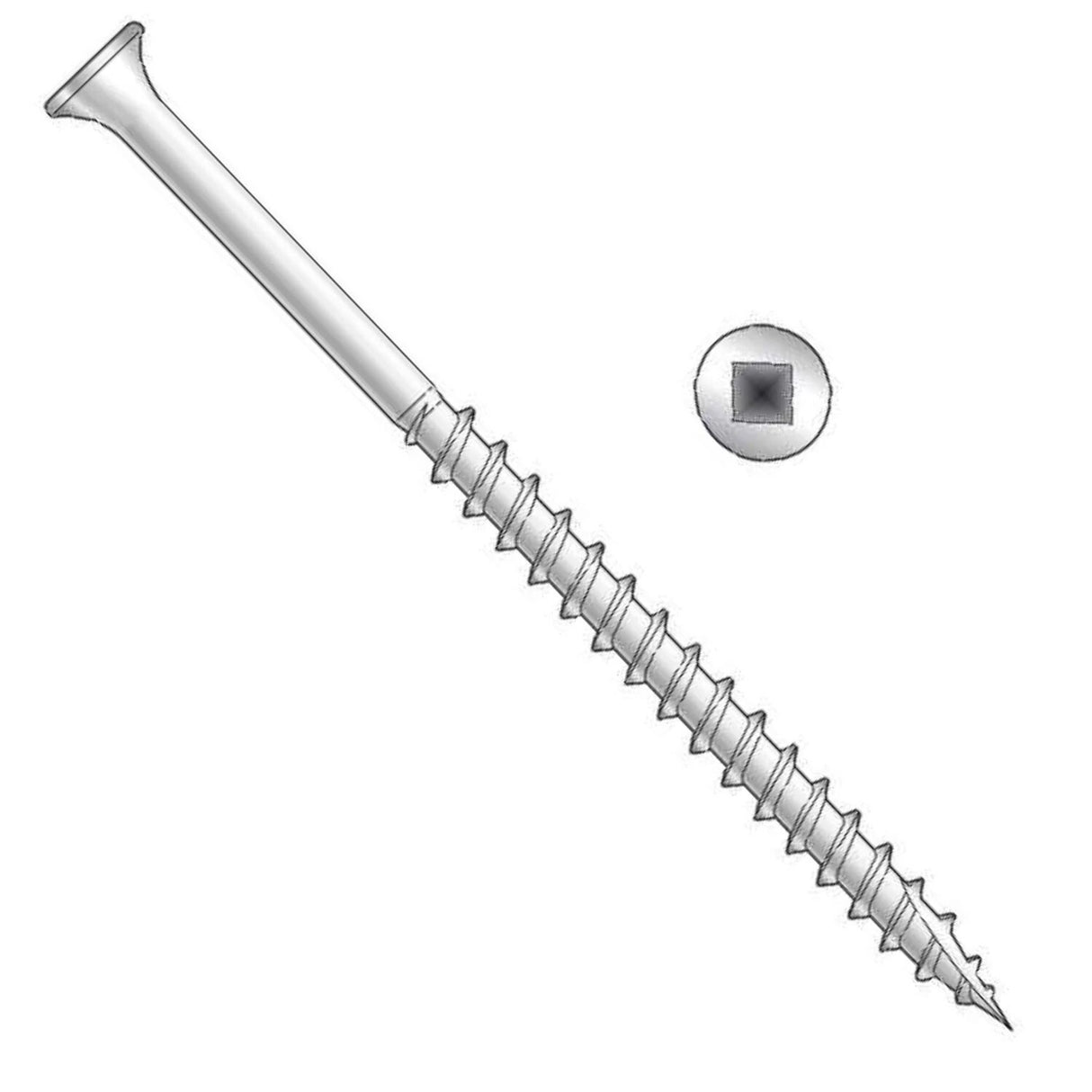 Simpson Strong-Tie S08200DBB Strong-Drive (#8 x 2") Bugle-Head Wood Screw, Square Drive, Type 305 (3000 Pack) - 2