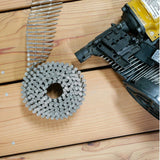 Simpson Strong-Tie S12A300PNJ (3 in. x 0.099 in.) 15 Degree Wire Coil Full Round Head Ring-Shank Decking/Framing Nail (1800 Pack) - 3